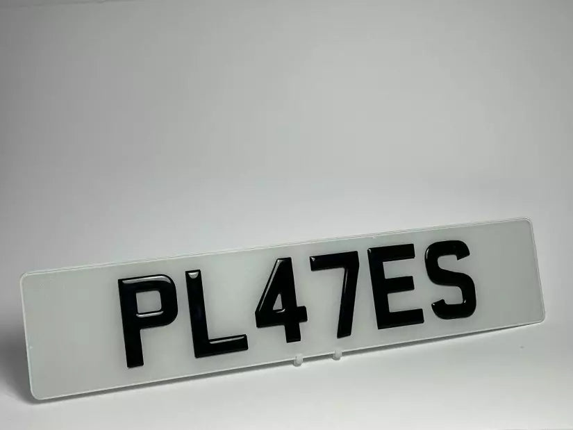 3D Number Plate