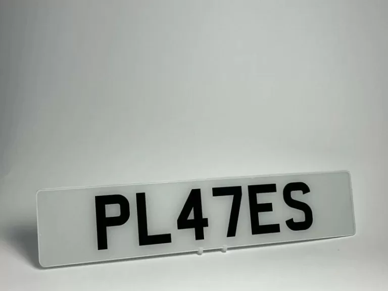 Standard Number Plate
